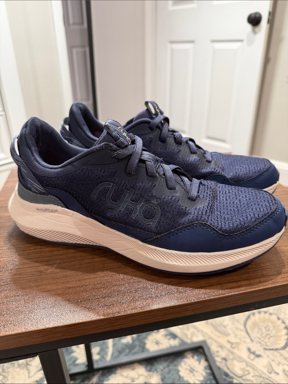 Ryka Navy Blue Freehand ActivFOAM Sneakers